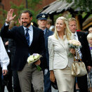 The Crown Prince and Crown Princess in Evje and Hornnes municipality (Photo: Gorm Kallestad / Scanpix)